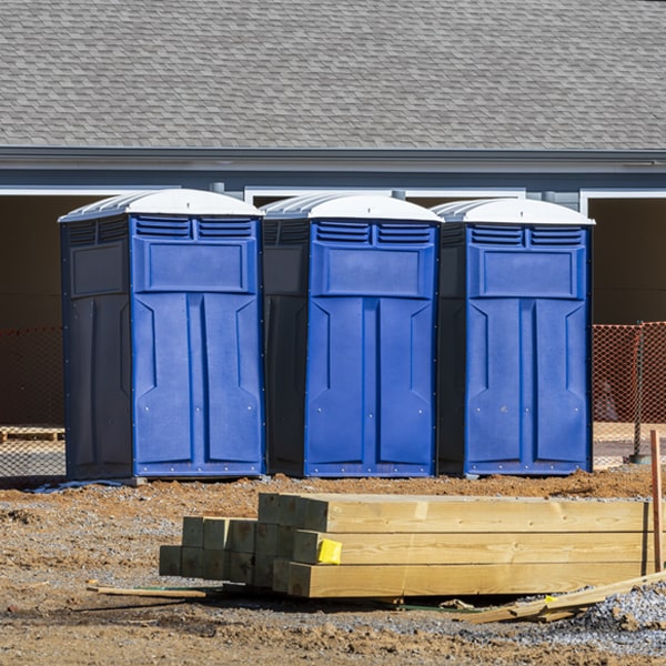 what is the expected delivery and pickup timeframe for the portable toilets in Pearl Illinois